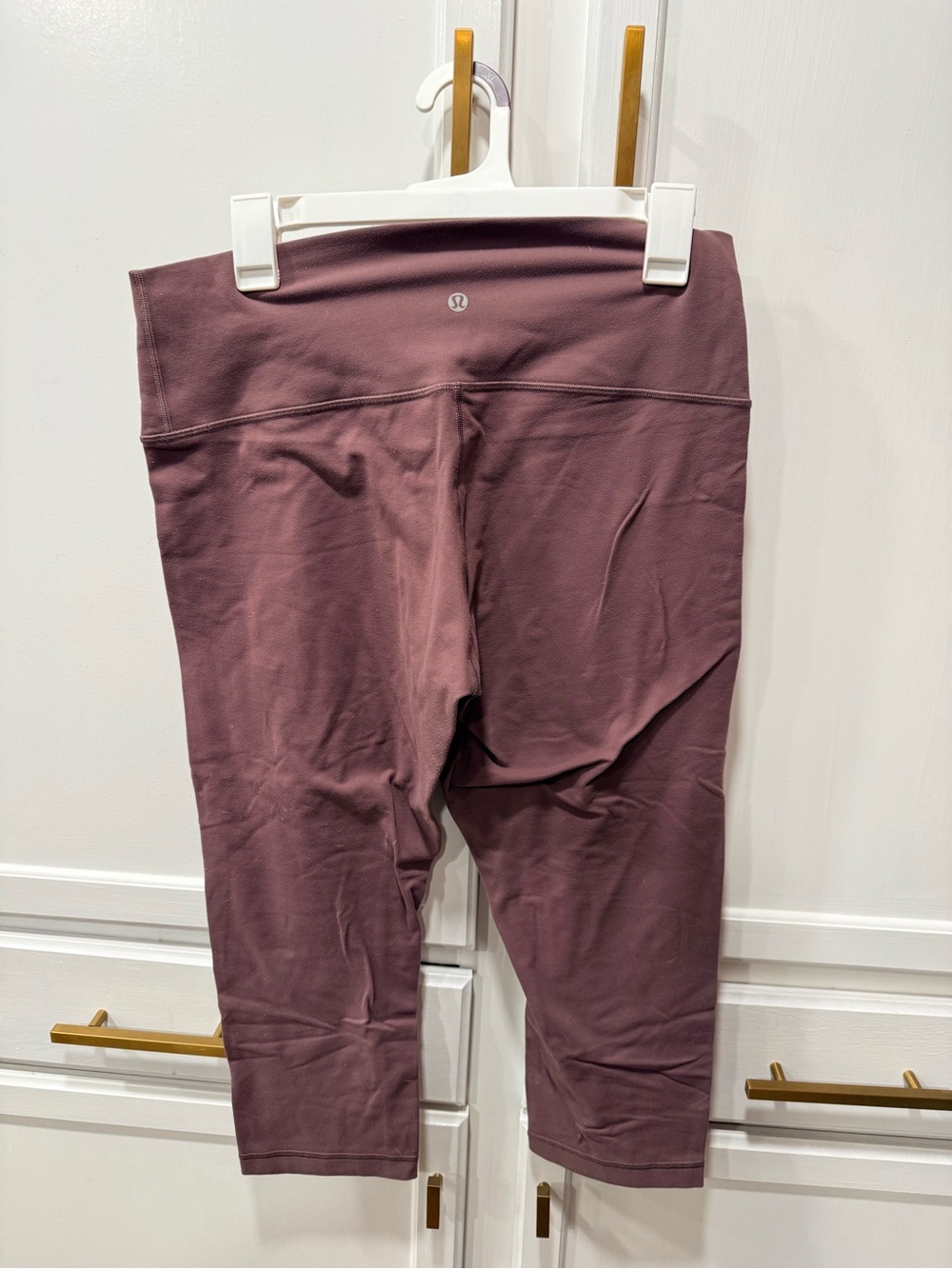 lululemon athletica Girls' Plum Capri Leggings - Deep Mauve